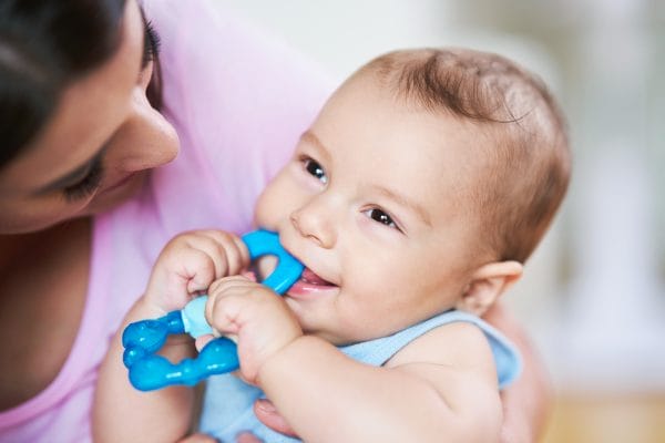 11-month-old Teething Baby