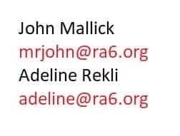 Contact us email